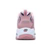 Skechers DLites Mesh Pelle Sintetica Comode Sportive Basse Lifestyle Scarpe Sneakers Donna Rosa Bianco 66666078-PNK