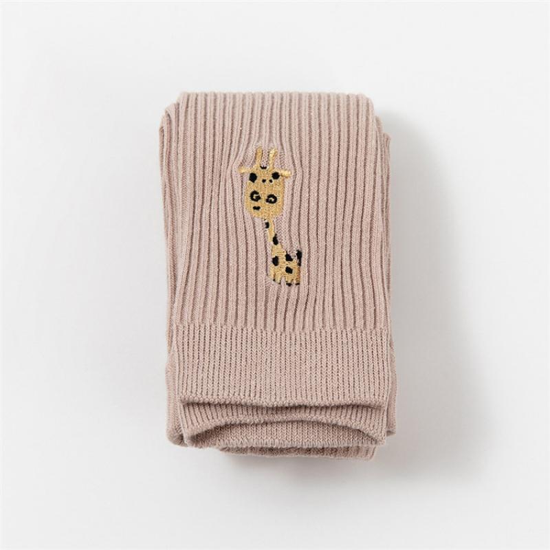 Winter Strumpfhosen Kinder 3D Stickerei Cartoon Strumpfhosen für Mädchen Gestrickte Warme Strumpfhosen Mädchen Kleidung
