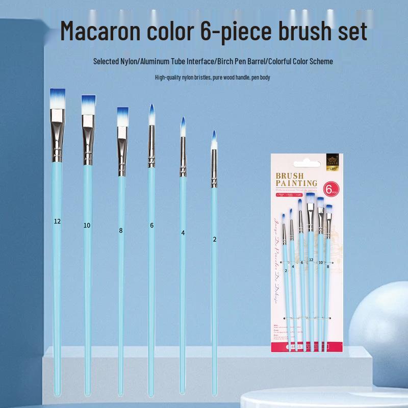 Macaron Color 5-Piece Children's Watercolor Brush & Pen Set