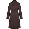 Jiu Zi Anna Kou Women's Elegant British Style Long Trench Coat