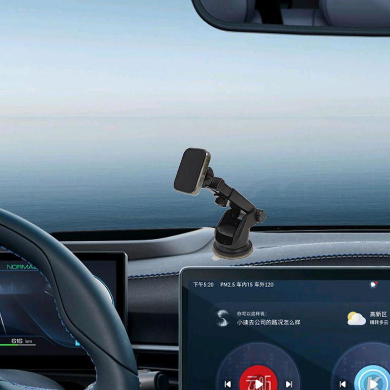 Dashboard Cell Phone Holder Magnetic Anti-Slip Phone Mount Shockproof Cell Phone Holder Multipurpose Phone Support For Dashboard
