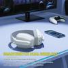BINNUNE BW06 2.4GHz Bluetooth Gaming Headset with Mic for PS5 PS4 PC Mac Playstation Wireless Gaming headphone with Microphone