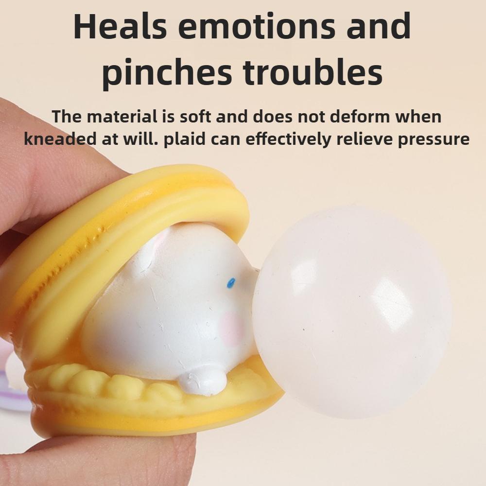 Cute Animal Spit Bubble Burger Stress Relief  Toy - Sensory Fidget Toys for Kids Adults, Anxiety Sensory Squeeze Gift