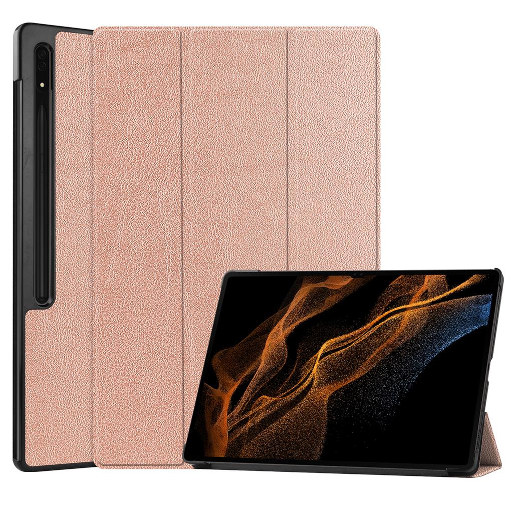 Leather Case for Samsung Galaxy Tab S10 Ultra/Tab S9 Ultra/Tab S8 Ultra Anti-Drop Stand Tablet Cover