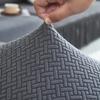 Solid Color Thick Sofa Cover for Living Room Elastic Jacquard 1/2/3/4 Seater Sofa Cover With Skirt