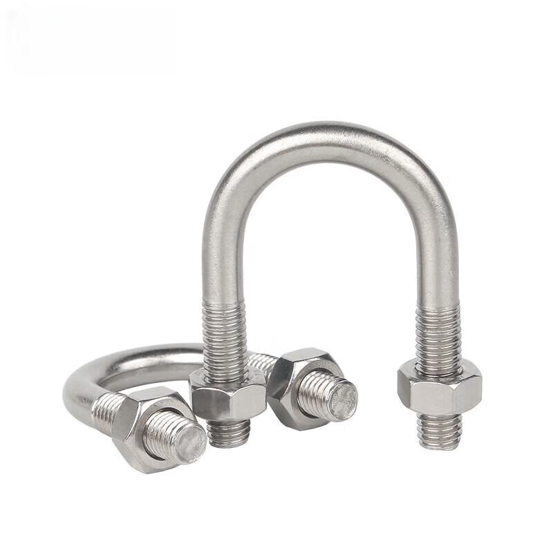304 Stainless Steel U-Bolt Pipe Clamp Set