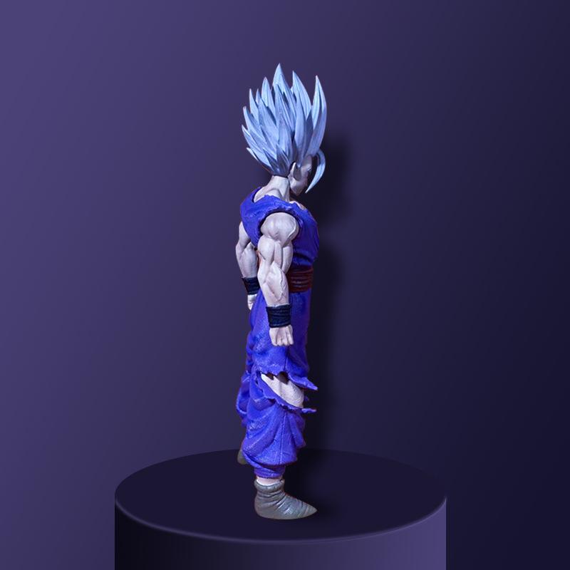 Dragon Ball Series Superhero White God Beast Gohan Hand-made, 32.5cm