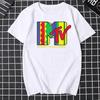 Mtv Music Television Graphic Tshirt Women Funny Men Clothing Fashion Hip Hop Tv T Shirt Plus Size 100%Cotton Unisex Tshirt