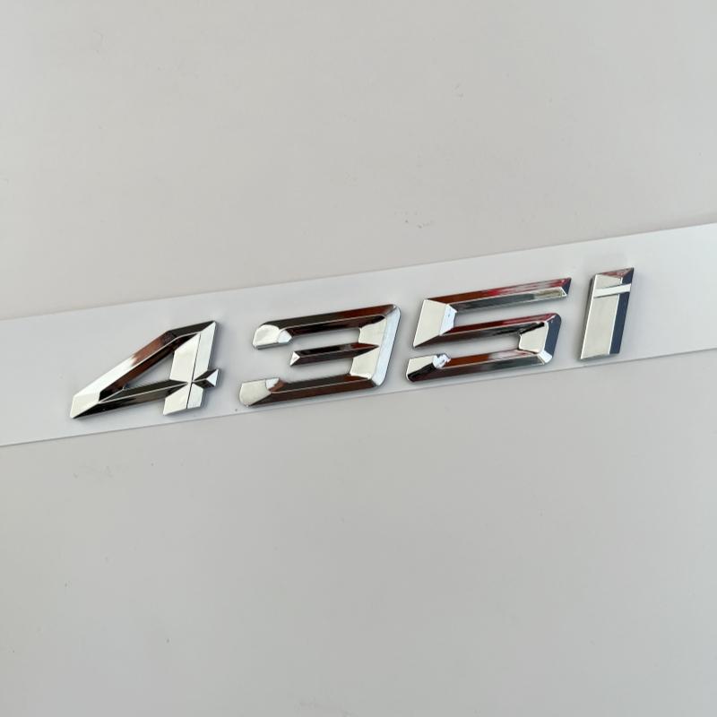 Car 3D ABS Trunk Letters Logo Badge Emblem Styling Decals Sticker For BMW 4 Series 420i 425i 428i 430i 435i 440i F30 F32 F33 F36