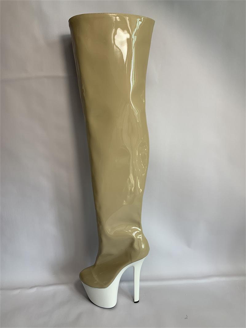 

15 см прямые продажи высокие однотонные круглые туфли-шпильки модные осенние туфли-шпильки из вискозы желтые 46 жёлтый