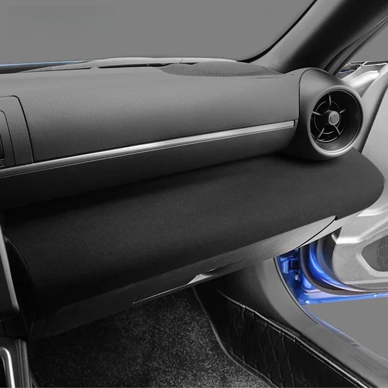 Suede Sticker For Subaru ZD8 BRZ Toyota ZN8 GR86 2021 2022 2023 2024 2025 Car Console Passenger Center Decorative Interior Trim.