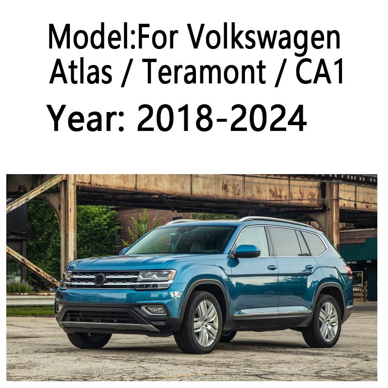 Car Trunk Cargo Cover For Volkswagen VW Atlas Teramont CA1 2018-2024 Luggage Tray Storage Security Partition Mat Car Accessories