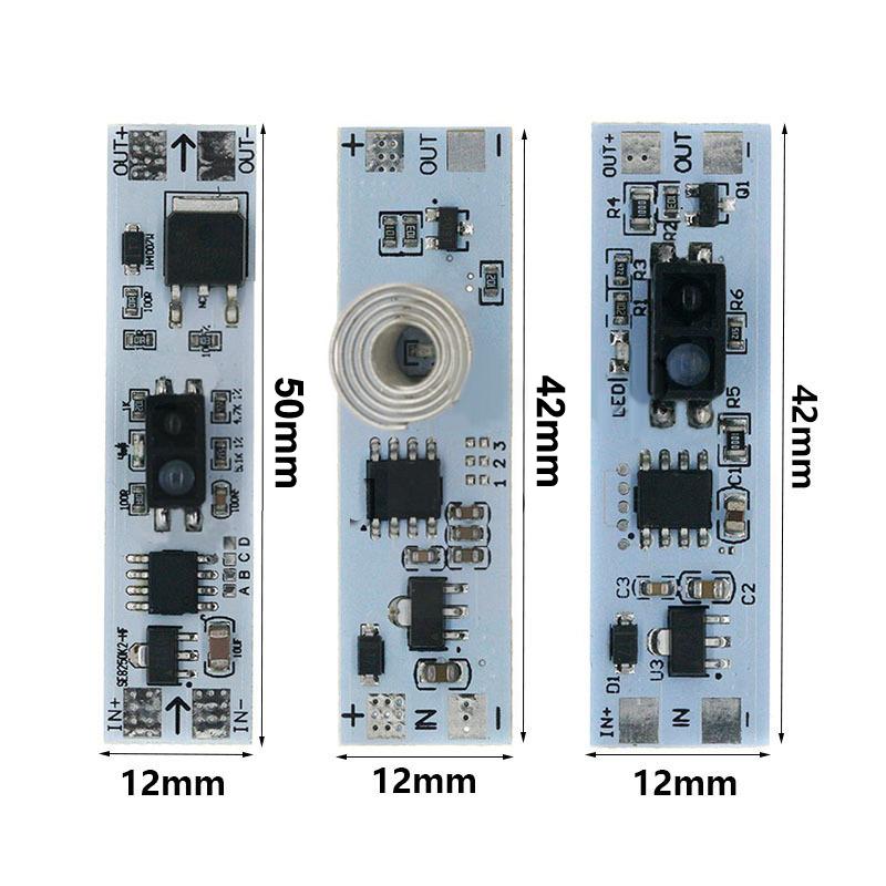 1Pcs Short Distance Scan Sweep Hand Sensor Dc 5V-24V 3A Hand Sweep Switch Module Led Dimming Control Lamps Active Components