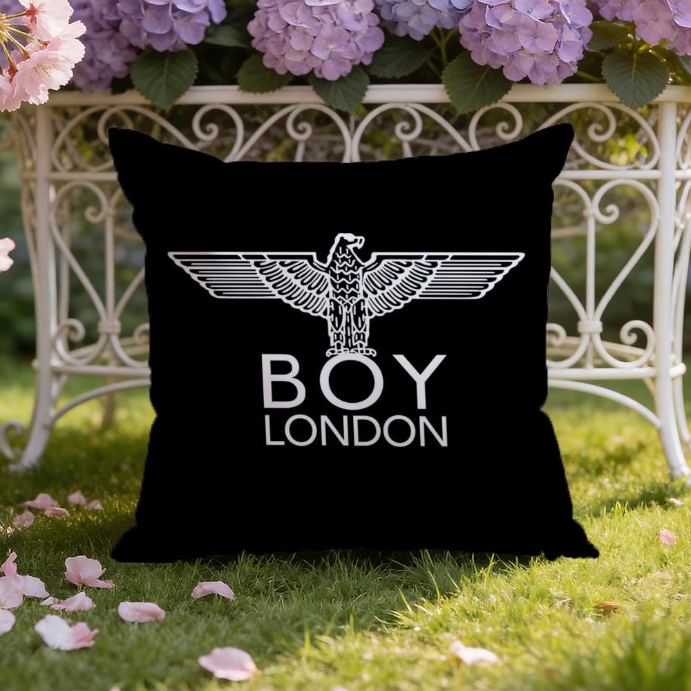 Brand B-BOY LONDON Cushion Cover Home & Car Dual-Scene Pillow Cover: Reversible for Premium Comfort