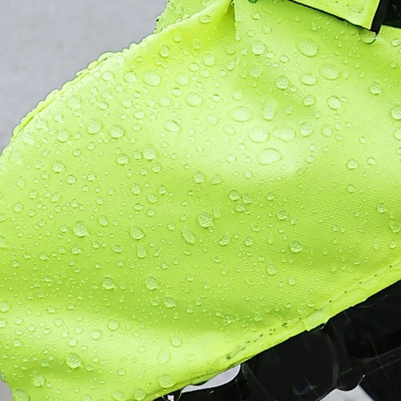 High Top Waterproof Cycling Shoe Cover With Elastic Cuff For Easy On Off Reflective Safety Features For Night Riding