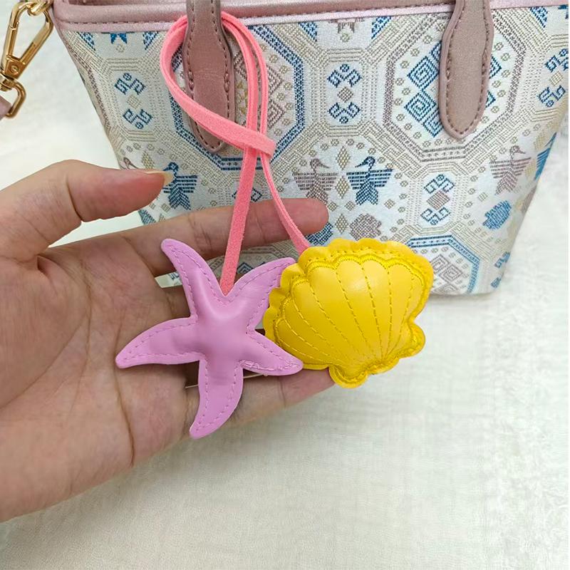 Novel & Unique Handmade Pendant, PU Leather Creative Bag Accessory, Car Rearview Mirror Decoration