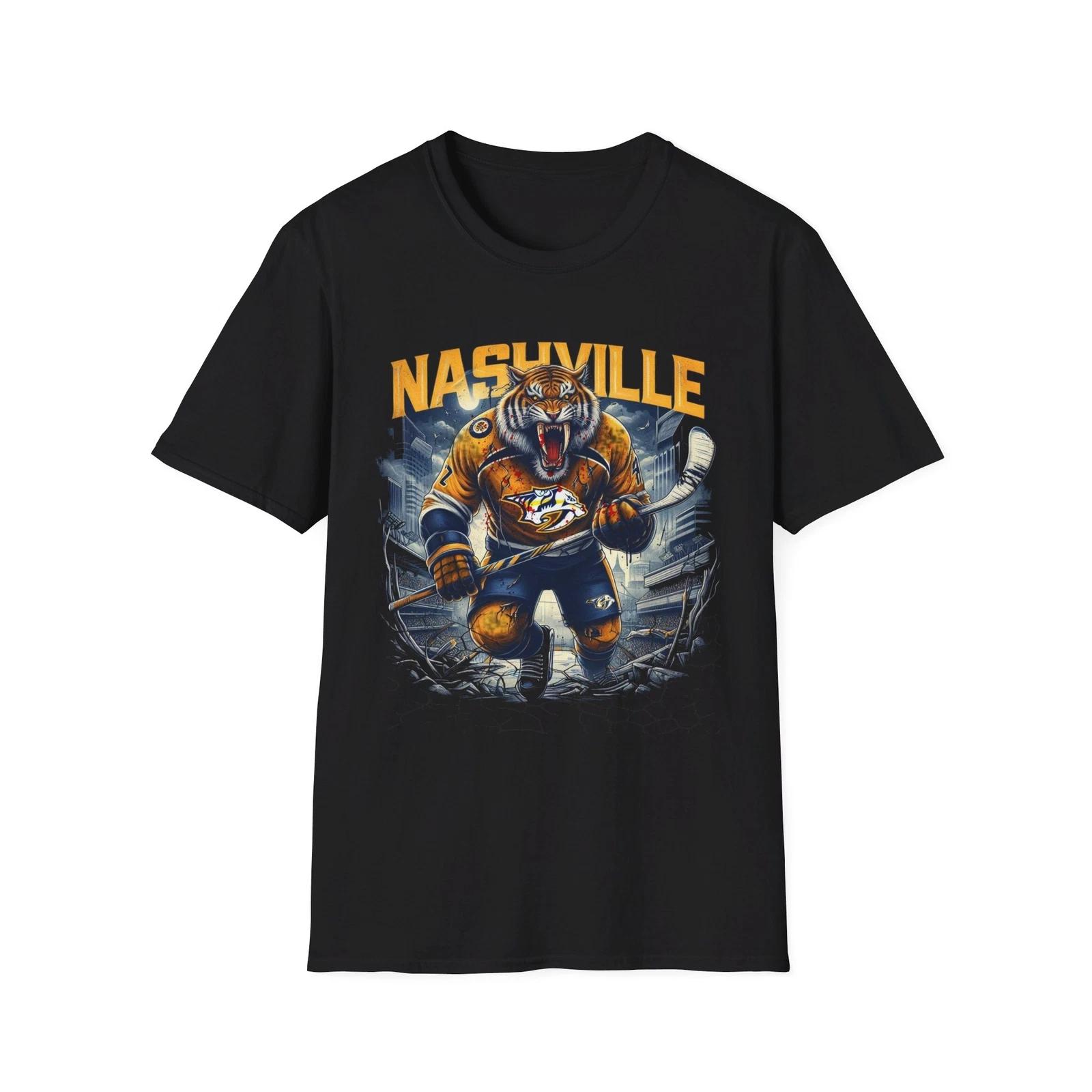Predators Unleashed - Nashville Predators Horror Mashup T-Shirt XXXXL