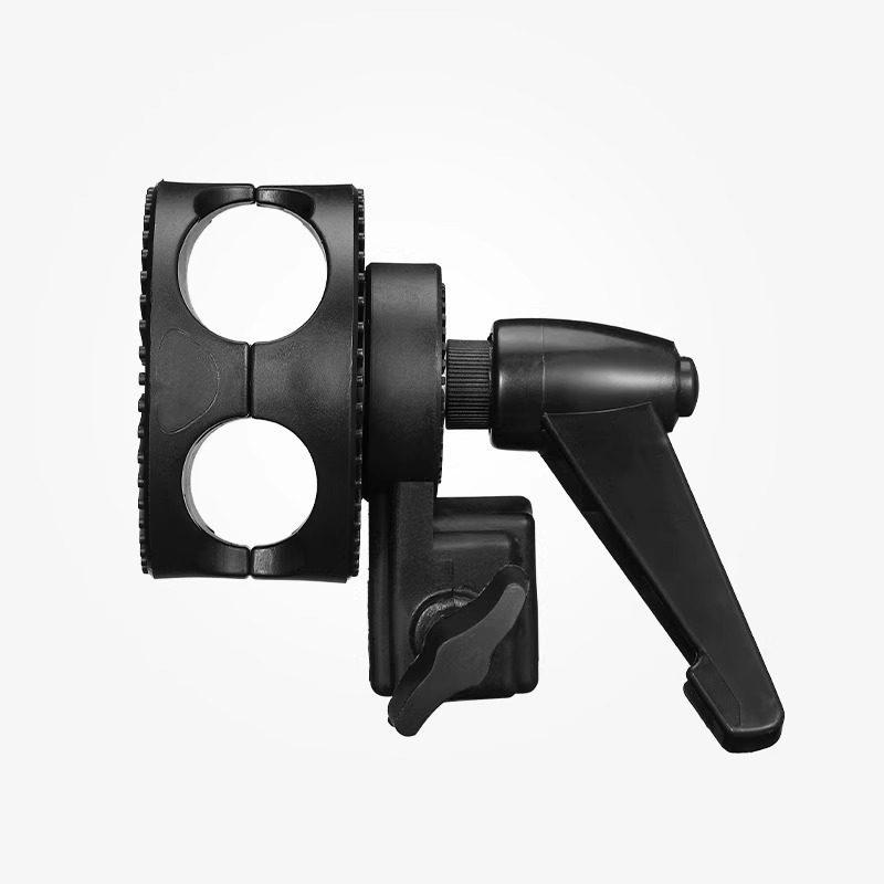 Universal Photography Light Stand Adapter with Wheels - Multifunctional Boom Turntable Arm Bracket