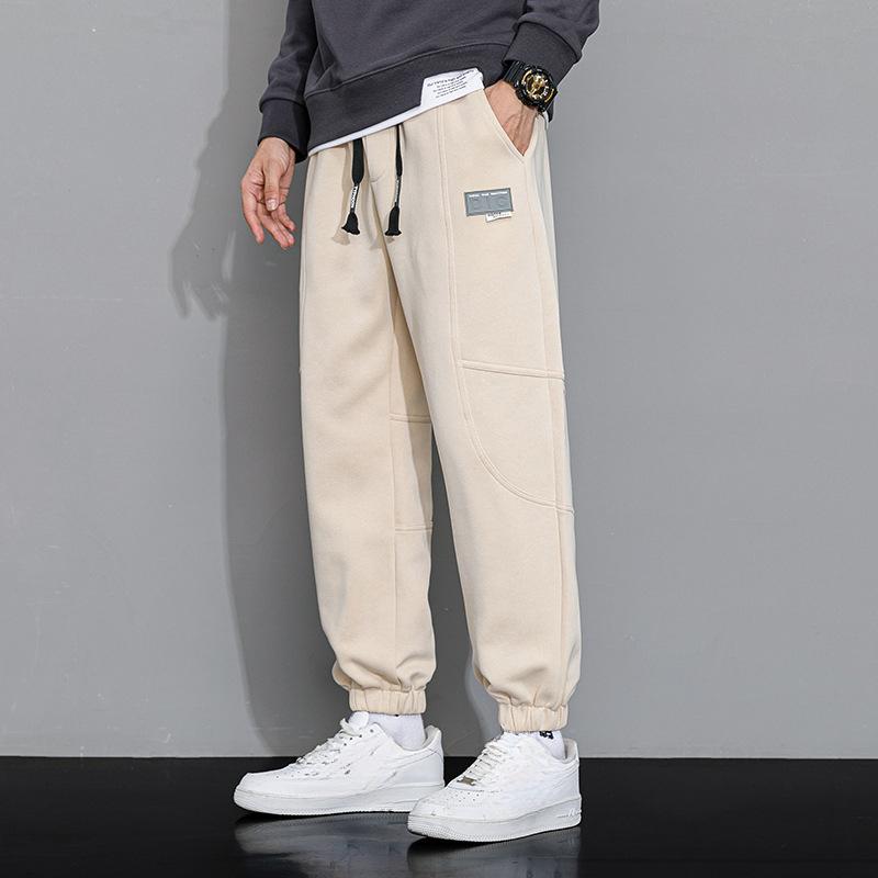 Men's Casual Pants Autumn Fashion Student Leggings Loose Sports Nine-point Pants Men