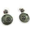 NOA [G0398] - Gray 'Nacre En Folie' Designer Earrings