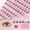 False Eyelashes Color Segmented Grafting False Eyelashes Natural Large Capacity Single Tuft Eyelashes