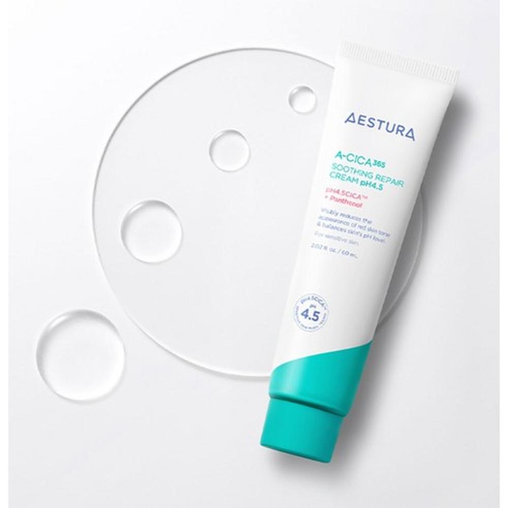 Aestura A-Cica 365 Repair Cream pH4.5 60ml – Skin Repair, Calming Care, Korean