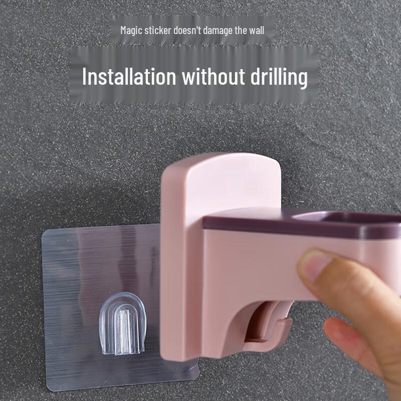 No-Drill Wall Mount Hair Dryer Holder