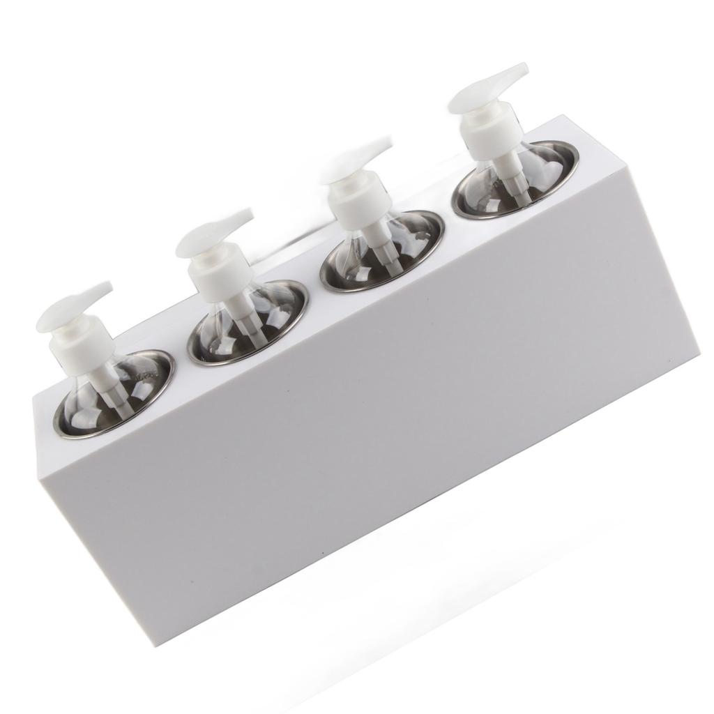 Massage Oil Heater 4 Bottles Fast Heating 9 Gear Auto Off Adjustable Removable Lotion Warmer for