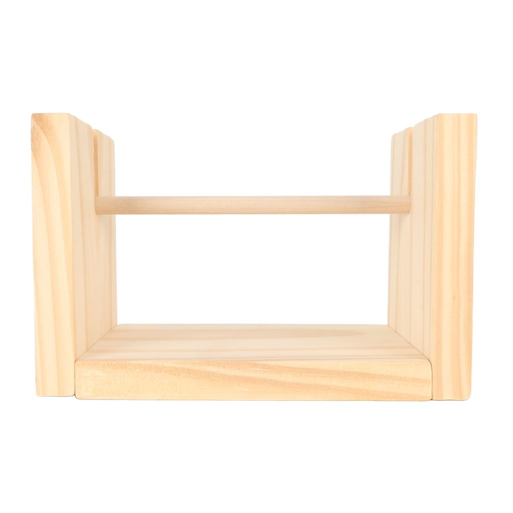 Horizontal Yarn Holder 20cm Spindle Length Increase Speed DIY Wooden Yarn Holder for Sewing