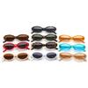 4pcs/7pc Small Oval Sun Glasses Vintage Oval Sunglasses Men Small Oval Sun Glasses Retro Fashion Women Sun Glasses Oculus