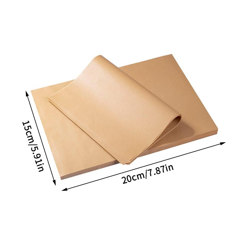 

100Pcs Baking Paper Non-stick Parchment Baking Sheet For Oven Air Fryer Grilling Mat Paper Food Wrapping Paper Baking Tool