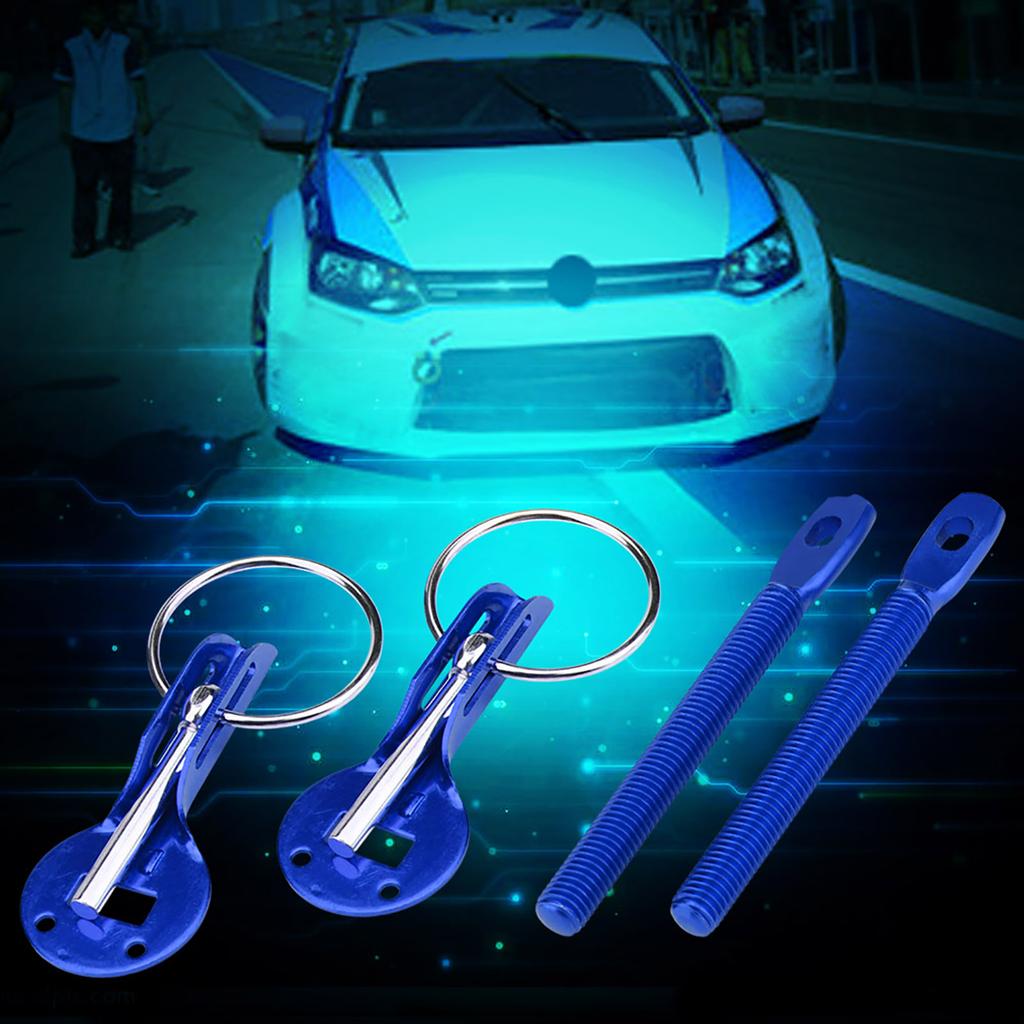 Universal Bonnet Hood Pin Pins Lock Latch Kit for Racing Sport Car