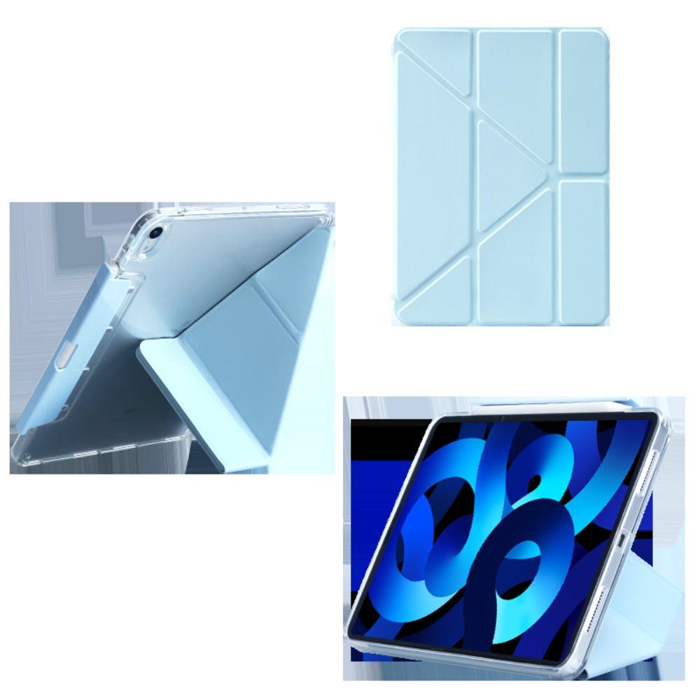 For iPad Air Protective Case with Drawer 4567 Versatile 3+Y Fold for Pro 11 Transparent 13 10 10.2 Inch