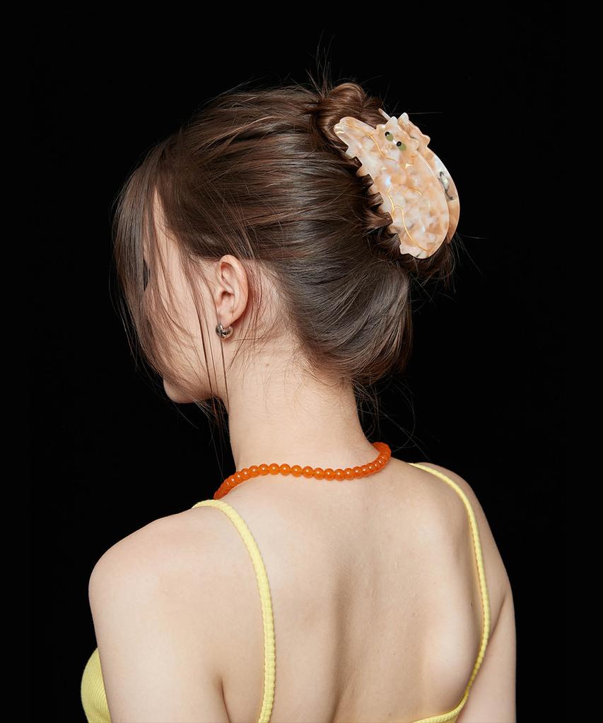 Coucou Suzette (Gift Wrapping) Ginger Cat Hair Claw