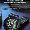 VA VA VOOM Personality Trend Boys Student Luminous Watch Darth Vader Wheel Hub Timely Watch