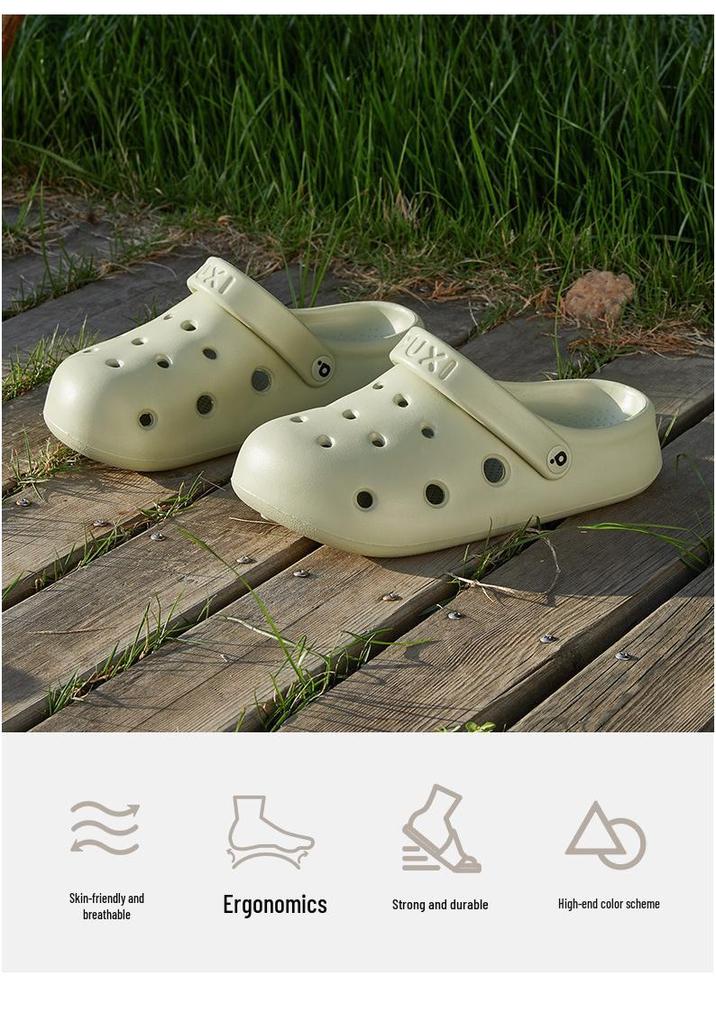 Puxi Feiyun Women's Summer Breathable Non-slip Couple Fashion Beach Slippers