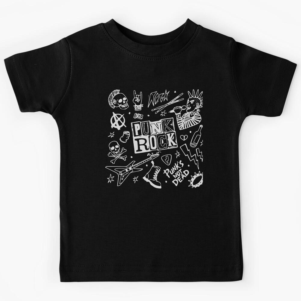 Punk Rock pattern Kids T-Shirt 160