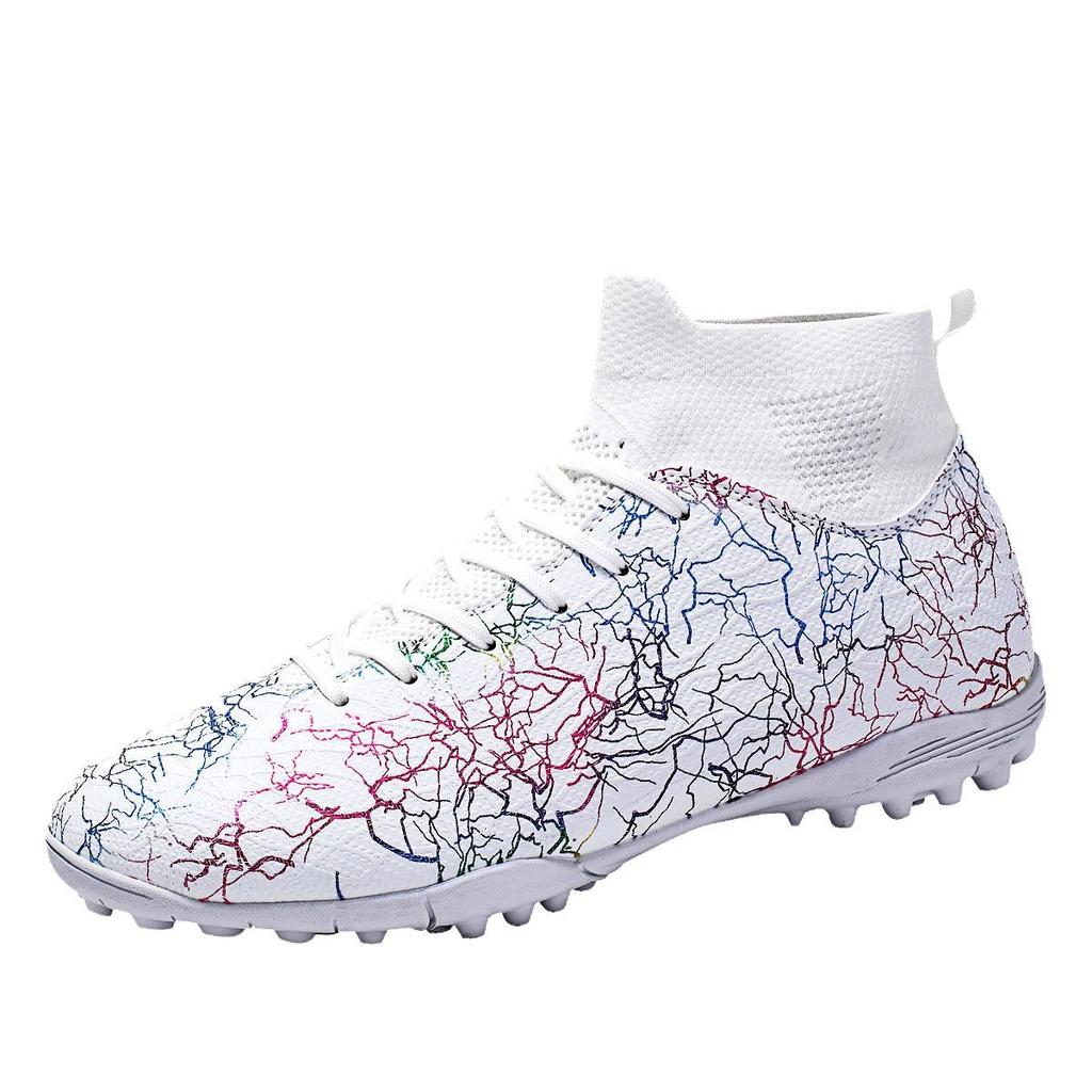 New football shoes high top camouflage broken nails children's professional training shoes broken nails factory football shoes