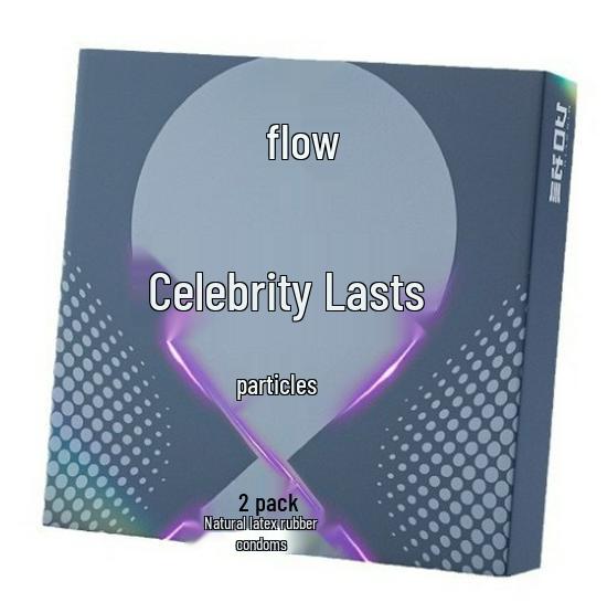 Celebrity Ultra-Thin Dynamic Threaded Condoms: Smooth, Liquid Lubricated, 0.02mm for Stylish, Enhanced Experience.