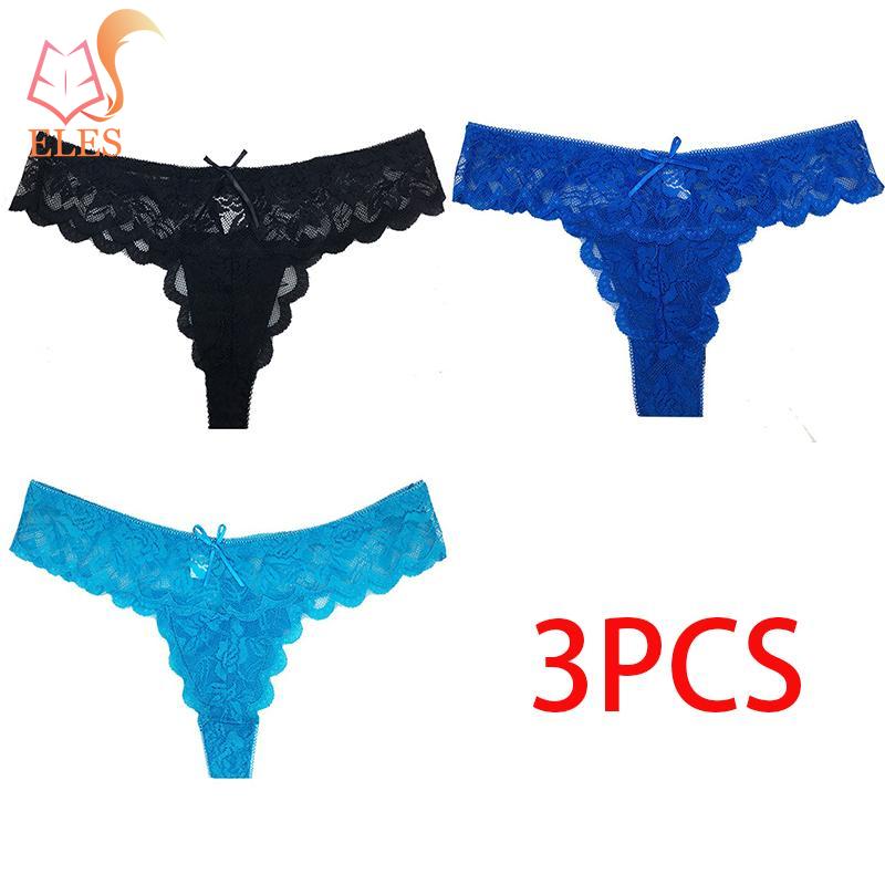 Women Lace Briefs Low-waist M-XL Solid Sexy G-String Seamless Transparent Panty Female Breathable Underwear Comfort Thong