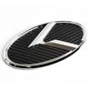 1pcs x 3D ABS K Logo Car Front Hood Rear Trunk Logo Emblem Badge Stickers for Kia Sportage Sorento Optima Forte Rio Stinger K5 QU2