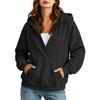 Women's V-Neck Pocket Pullover Hoodie