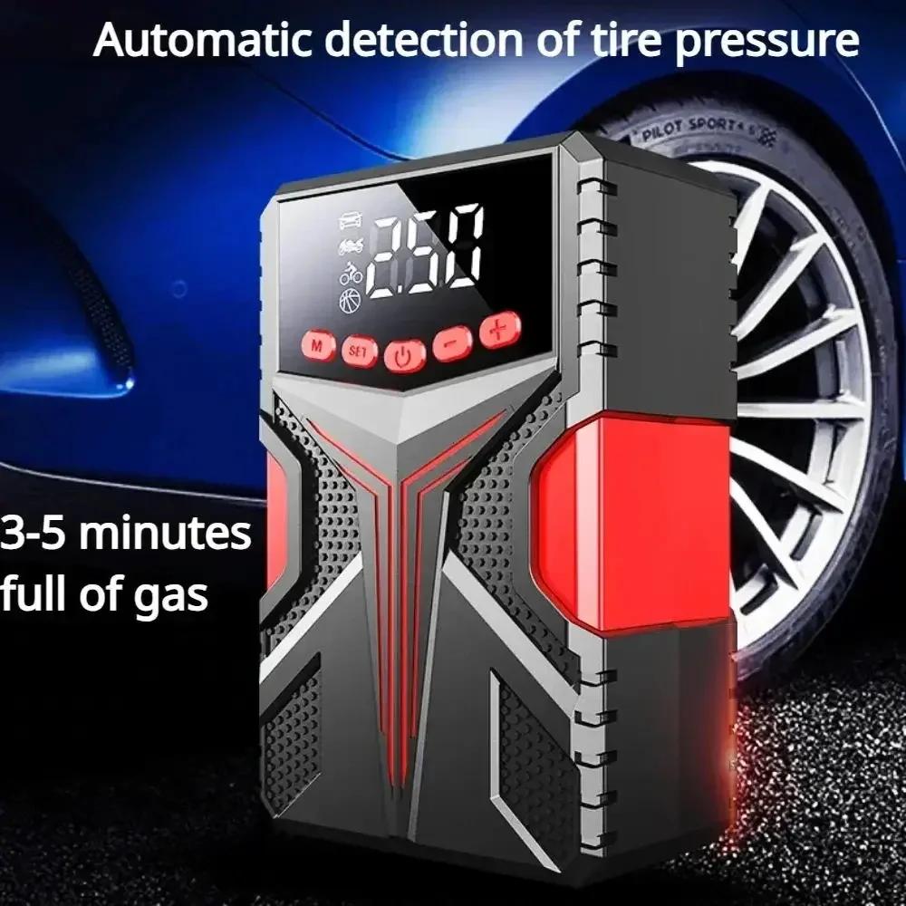 29600mAh Auto Jump Starter 12v Automotive Battery Charger Powerful Power Bank For Car Emergency Lighting Air Pump Tyre Inflator