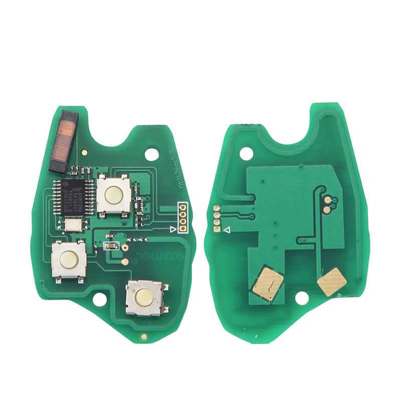 KEYOU With Battery For Renault Clio Kangoo Master Modus Logan Twingo Car Key Fob ID46 PCF7946 PCF7947 4A Chip 434MHz Remote Key