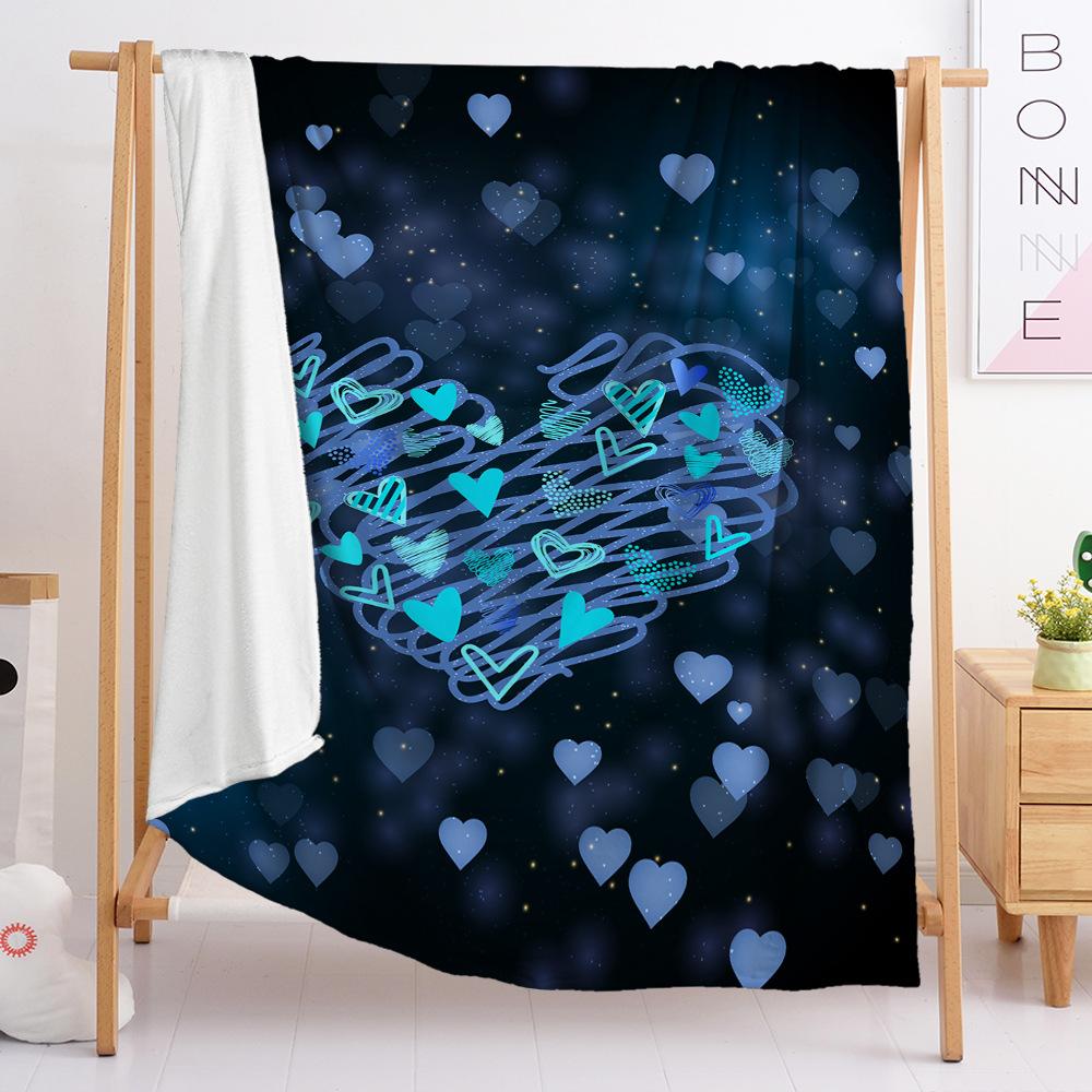 Valentine'S Day Blanket Love Flannel Blanket Autumn Spring Autumn European And American Sizes