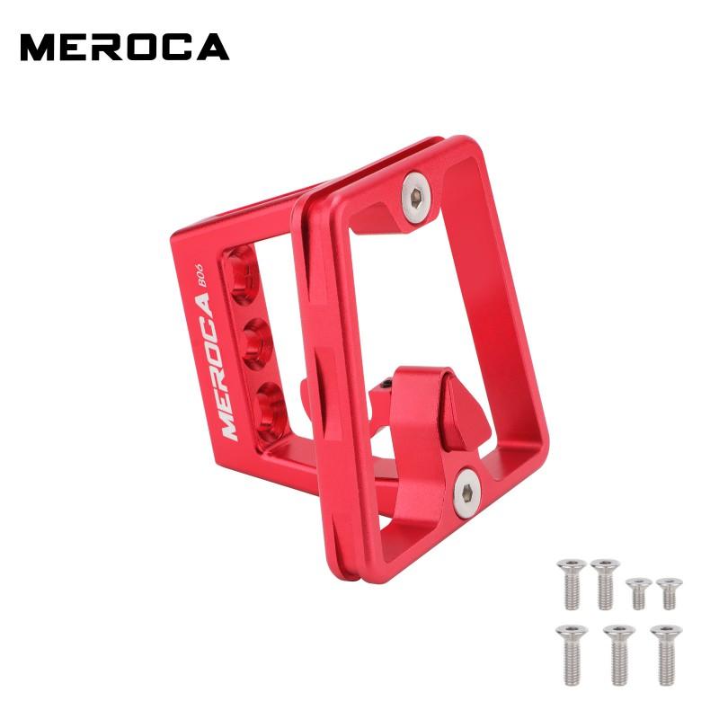 MEROCA Aluminum Front Rack Mount Brompton Folding Bike Three-Hole Nose Design Portable Handle Installation