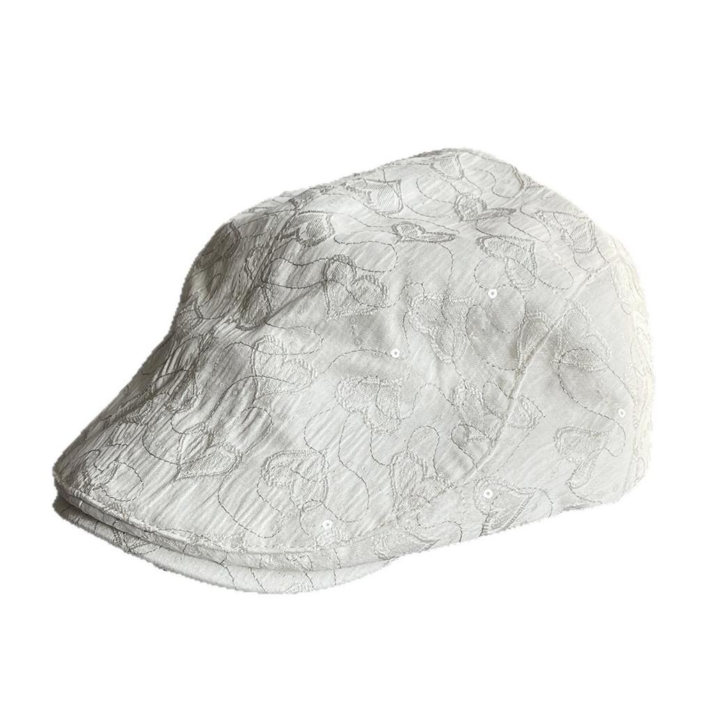 Fashion Light Luxury Sequins Love Embroidery Forward Hat Women's Spring Summer Sunshade Versatile Face Small Cap Painter Hat