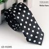 Multi-Color Student 5cm Narrow British Casual Polyester Silk Printed Tie
