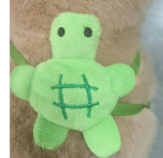 

Папа Капибара плюшевая кукла : Милая круглая игрушка-браслет.