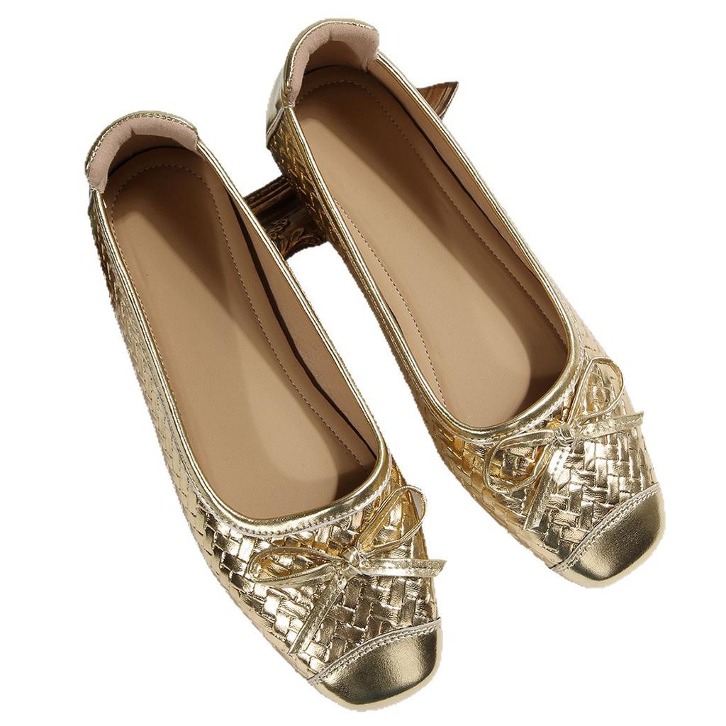 Plus Size Women Flat Shoes,Summer New Shallow Mouth Ballet Flats Casual Mary Jane Fashion Shoes